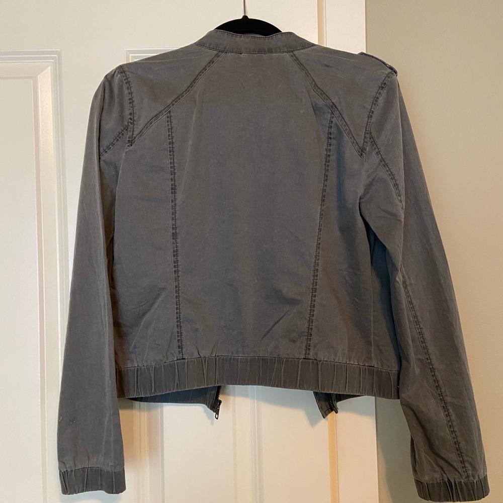 Grey Moto-jacket - Picture 3 of 3